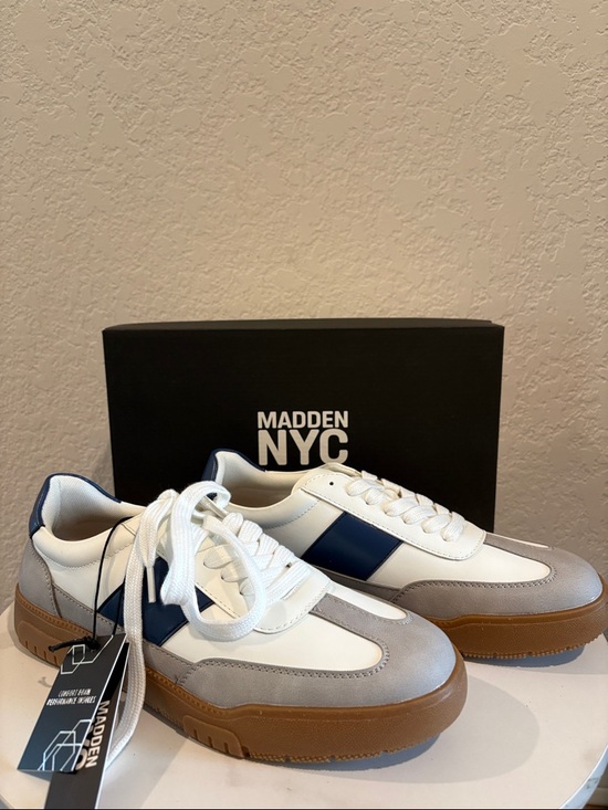 Madden Nyc Other - NWT Madden NYC Size 8 Men’s Blue & White Casual Sneakers